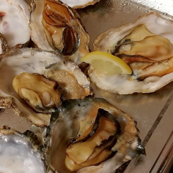 広島名物!!殻付き牡蠣のかんかん焼き